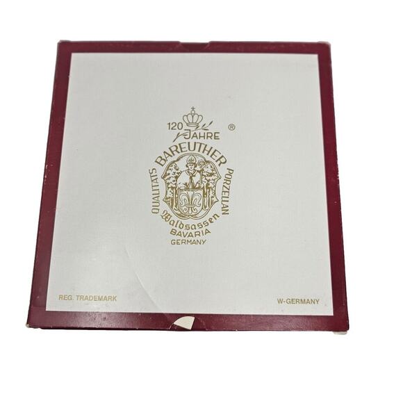 1990 BAREUTHER Christmas Plate The Old Forge In Rothenberg Vintage German Decor - Picture 5 of 9